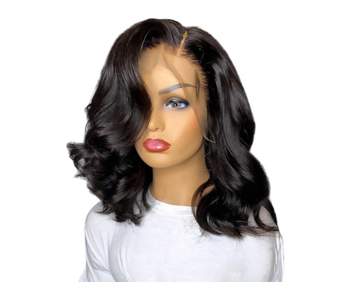 180% Density Body Wave Lace Front Bob - 100% Human Hair